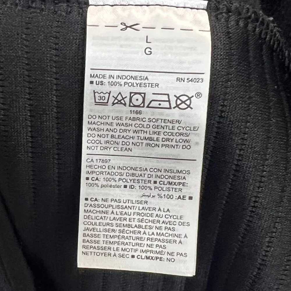 🖤 Old Navy Active Black Athletic Full-Zip Jacket Size L - Picture 6 of 7